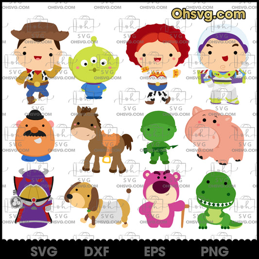 Fantastic Toys Digital Files Cute Live Toy SVG, Cute Cowboy Clipart SVG