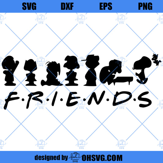 Friends SVG, Friends Snoopy SVG, Snoopy Characters SVG