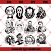 Horror Movie Character SVG, Horror SVG PNG DXF Cut Files For Cricut