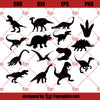 Dinosaur SVG, Dinosaur Sihouette PNG DXF Cut Files For Cricut