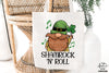 Shamrock N Roll PNG, St Patricks Day PNG, Gnome St Patrick&#39;s Day PNG
