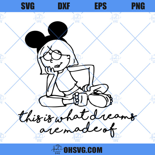 Lizzie McGuire SVG, This Is What Dreams Are Made Of SVG