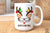 Reindeer With Ornaments And Glasses PNG, Christmas Reindeer Face PNG