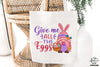 Give Me All The Eggs PNG, Gnome Easter PNG, Happy Easter PNG