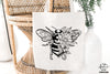 Bee With Flowers PNG, Bee PNG, Bee Floral PNG, Bee Lovers PNG