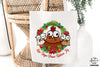 Christmas Chicken Wreath PNG, Chicken Love Hope Peace Believe Joy Christmas PNG