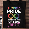 Autistic Pride There Is No Cure For Being Yourself SVG, Autism SVG