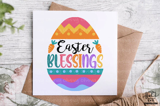 Easter Blessing PNG, Egg Easter PNG, Happy Easter Day PNG