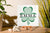 hamrock Twist Pattern St Patrick's Day PNG, St Patricks Day PNG, Shamrock Frame Name PNG