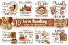 Love Reading Bundle PNG, Book Lover PNG, Love Book PNG