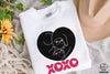 Xoxo Black Cat PNG, Happy Valentine PNG, Love Valentine Day PNG