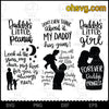 Daddy&#39;s Girl, Forever Daddy&#39;s Princess SVG, Dad And Daughter SVG, Father&#39;s Day, Gift For Dad And Daughter SVG