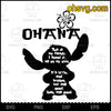 Ohana Means Family SVG, Stitch SVG, Download Digital Sublimation, Vector Clipart