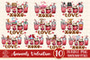 Animals Valentine Coffee Bundle PNG, Animals Valentine Love Xoxo PNG, Animal Drinks Valentine PNG