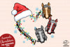 Christmas Heart Horse PNG, Horse Christmas PNG, Santa Horse Heart PNG