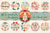 Christmas Ornament Bundle PNG, Christmas Decorations PNG, Round Ornament PNG