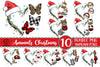 Christmas Heart Animals Bundle PNG, Animals Lover PNG, Santa Animals Christmas Gift PNG