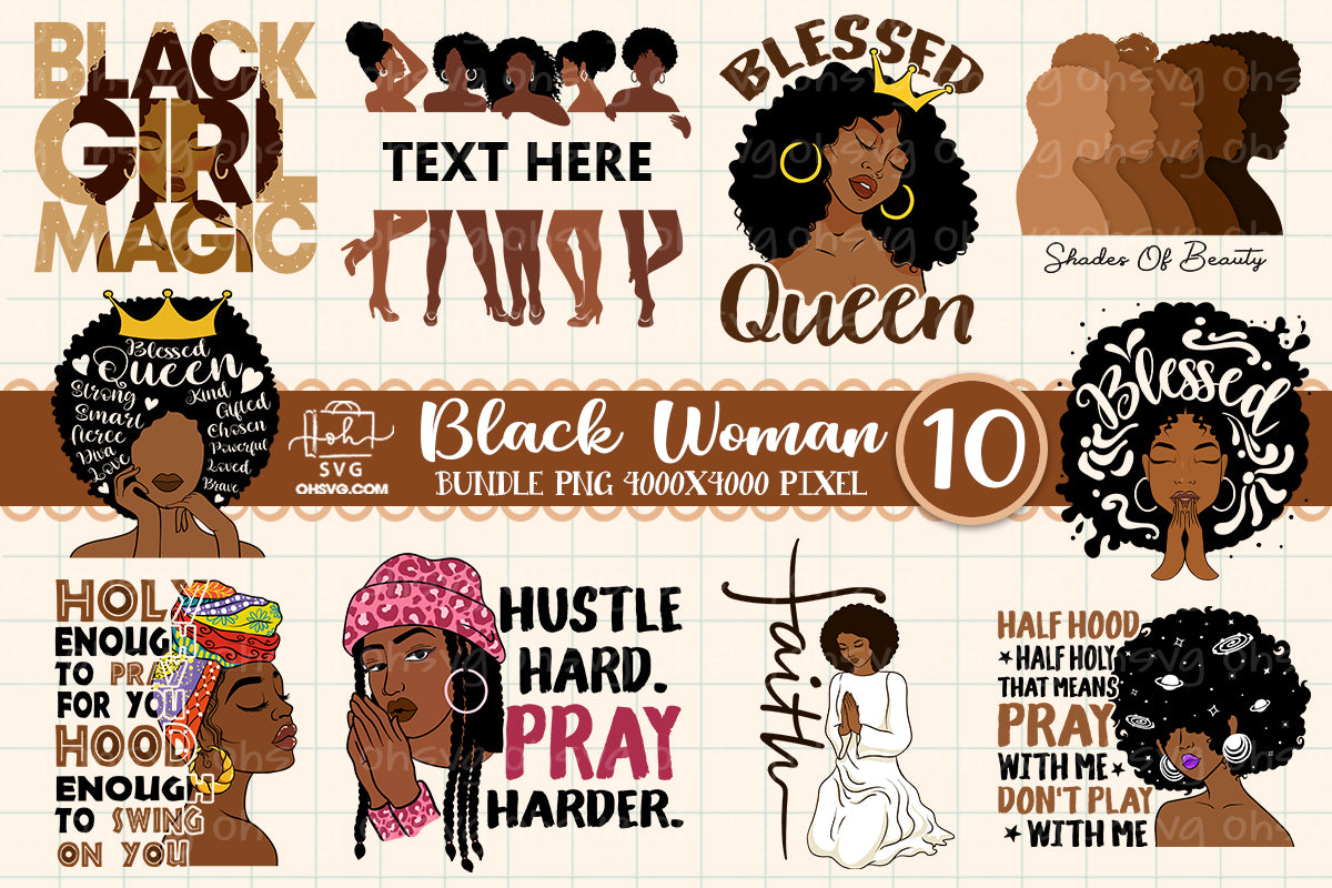 Afro SVG, Black Girl Praying SVG, Afro Praying Svg, Afro Woman Svg