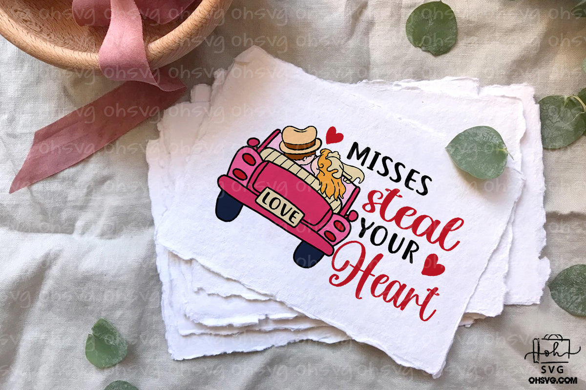 Misses Steal Your Heart PNG, Happy Valentine PNG, Love Valentine Day PNG