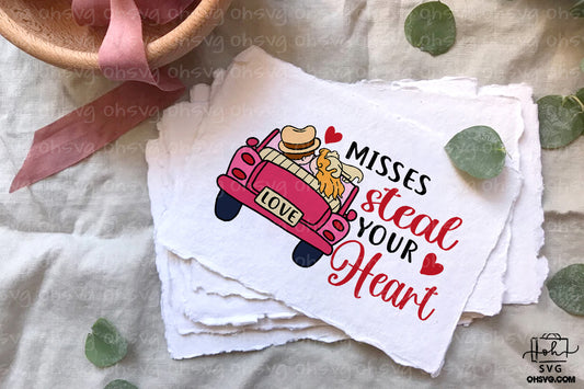 Misses Steal Your Heart PNG, Happy Valentine PNG, Love Valentine Day PNG
