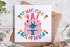 Snuggle Bunny PNG, Bunny Easter PNG, Happy Easter PNG