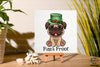 Pinch Proof PNG, Pug St Patricks Day PNG, Animal St Patricks Day PNG