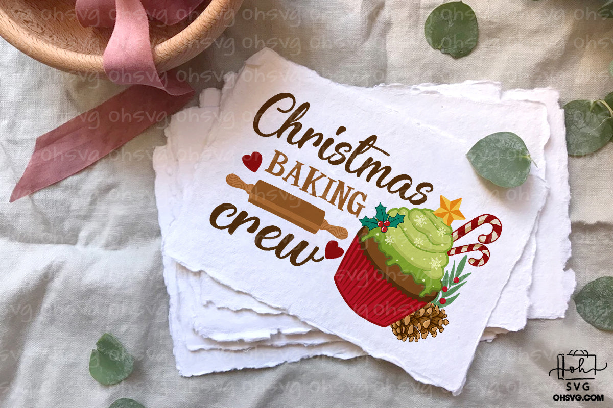 Christmas Baking Crew PNG, Christmas Baking PNG, Christmas Kitchen PNG