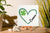 Heart Four-leaf Clover Custom Name PNG, Shamrock Heart St Patrick's Day PNG