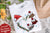 Christmas Heart Chicken PNG, Chicken Christmas PNG, Santa Chicken Heart PNG