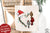 Christmas Heart Cardinal PNG, Cardinal Christmas PNG, Santa Cardinal Heart PNG