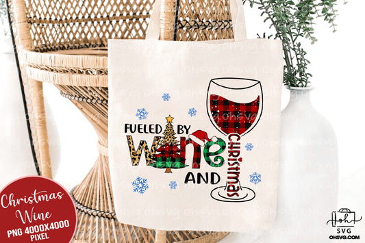 Fueled By Wine And Christmas PNG, Christmas Wine PNG, Christmas Drinking PNG