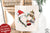 Christmas Heart Unicorn PNG, Unicorn Christmas PNG, Santa Unicorn Heart PNG