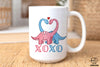 Xoxo Dinosaur PNG, Happy Valentine PNG, Love Valentine Day PNG