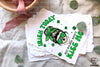Irish Today But Please Don&#39;t Kiss Me PNG, Messy Bun Skeleton St Patrick&#39;s Day PNG