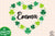 Shamrock Heart St Patrick's Day PNG, St Patricks Day PNG, Shamrock Custom Name PNG
