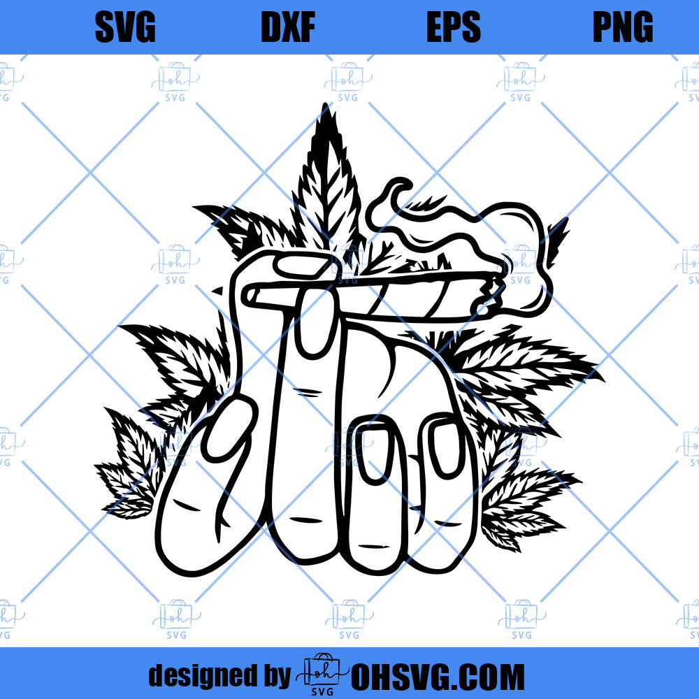 Puff and Pass SVG, Sexy Hand Passing Joint SVG, Weed SVG, Cannabis SVG, Blunt Joint SVG, Marijuana SVG, Smoking Weed