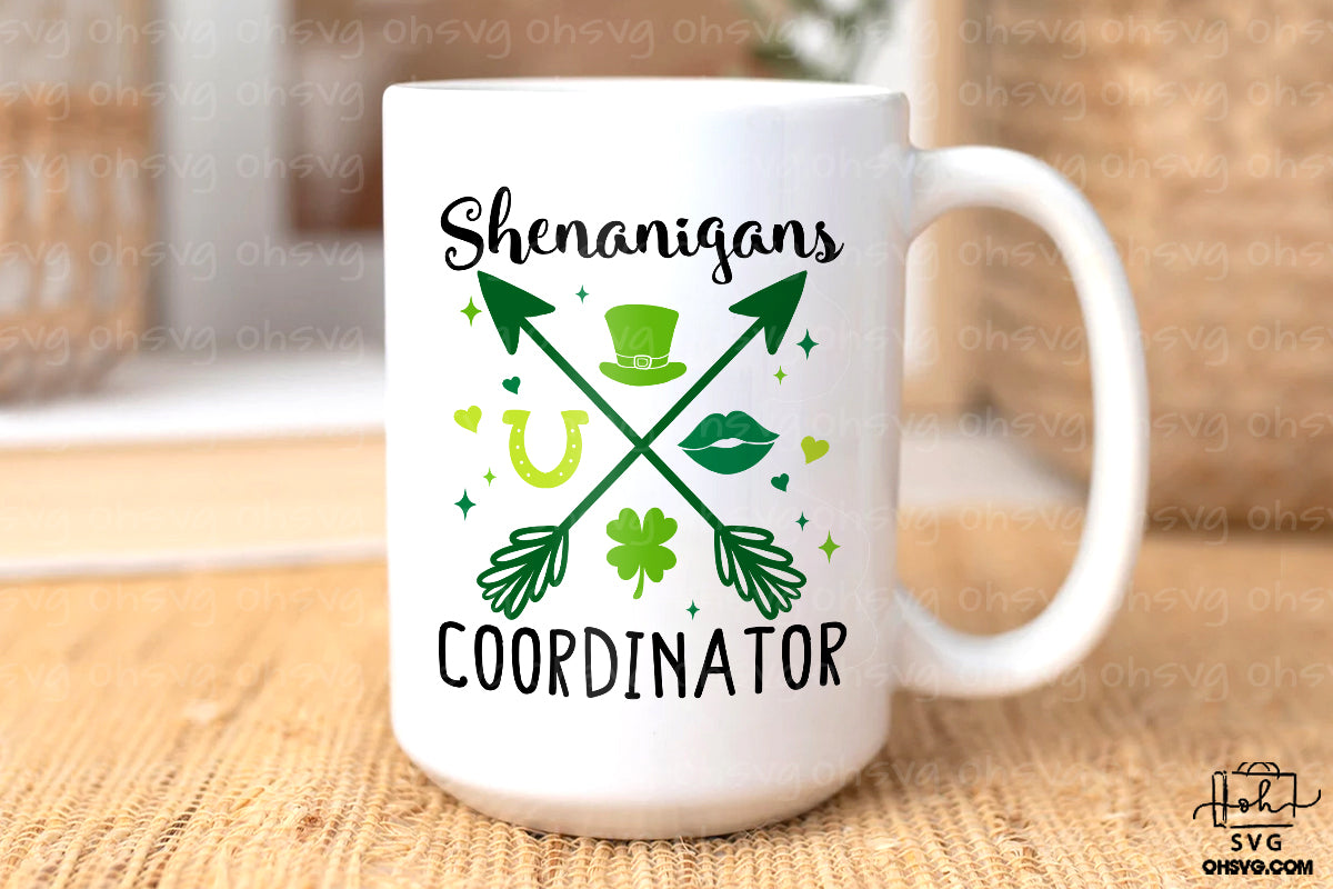 Shenanigans Coordinator St Patricks Day PNG, St Patricks Day PNG
