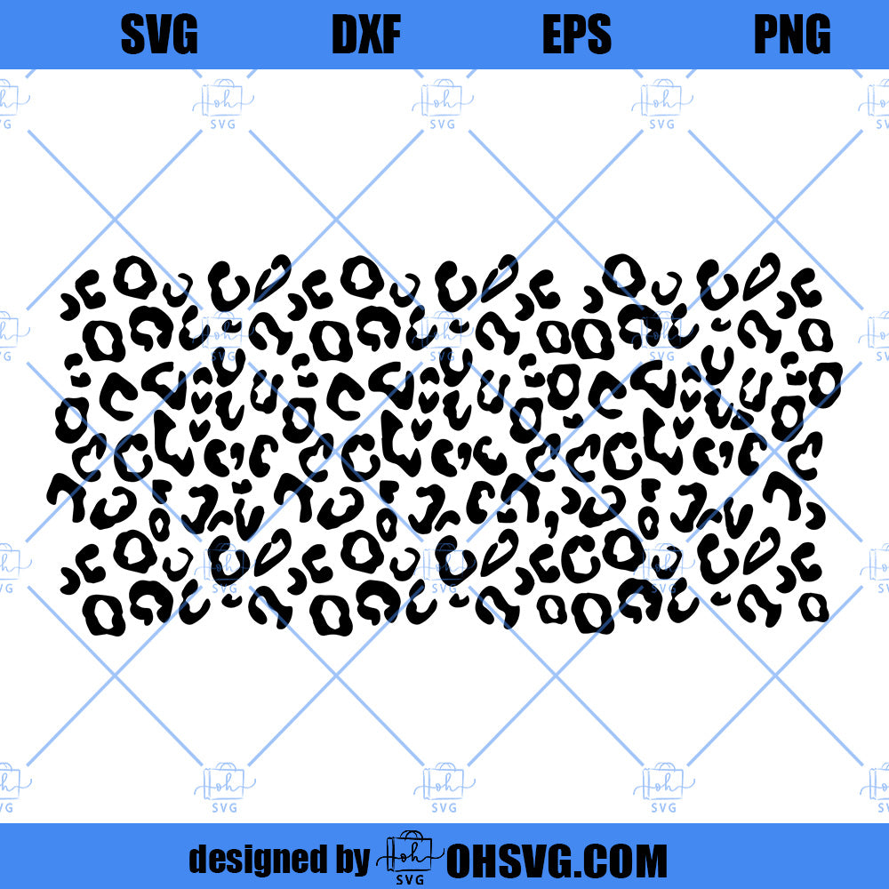 Leopard Print SVG, Animal Print SVG, Cut File Leopard SVG - ohsvg