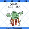 Yoda Best Dad SVG, Dad SVG, Yoda Dad Finger SVG