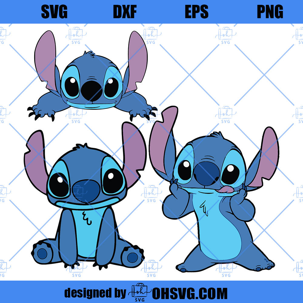 Stitch SVG Bundle, Lilo And Stitch SVG, Download Digital Sublimation