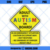 Child With Autism SVG, Warning Autism SVG PNG DXF Cut Files For Cricut