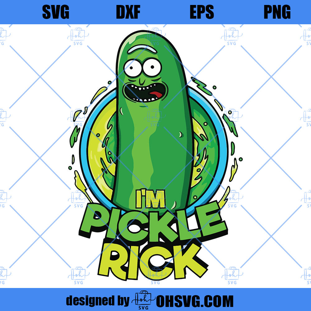 Im Pickle Rick SVG, Rick Sanchez SVG, Rick And Morty SVG
