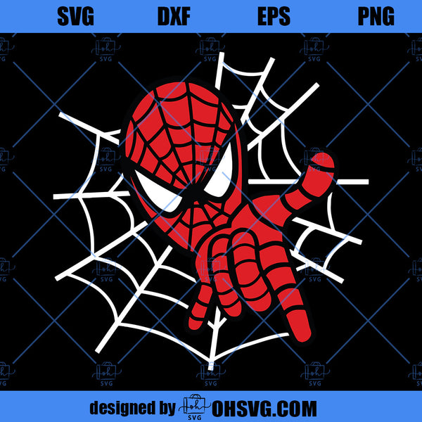 Spiderman SVG, Spiderman Face SVG, Spiderman Digital Download - ohsvg