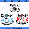 Chuck And Pearls SVG, SVG PNG DXF Cut Files For Cricut, Digital Downlad.