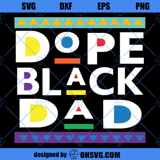 Dope Black Dad Martin Inspired SVG, Dope Black Dad SVG, Black Dad SVG