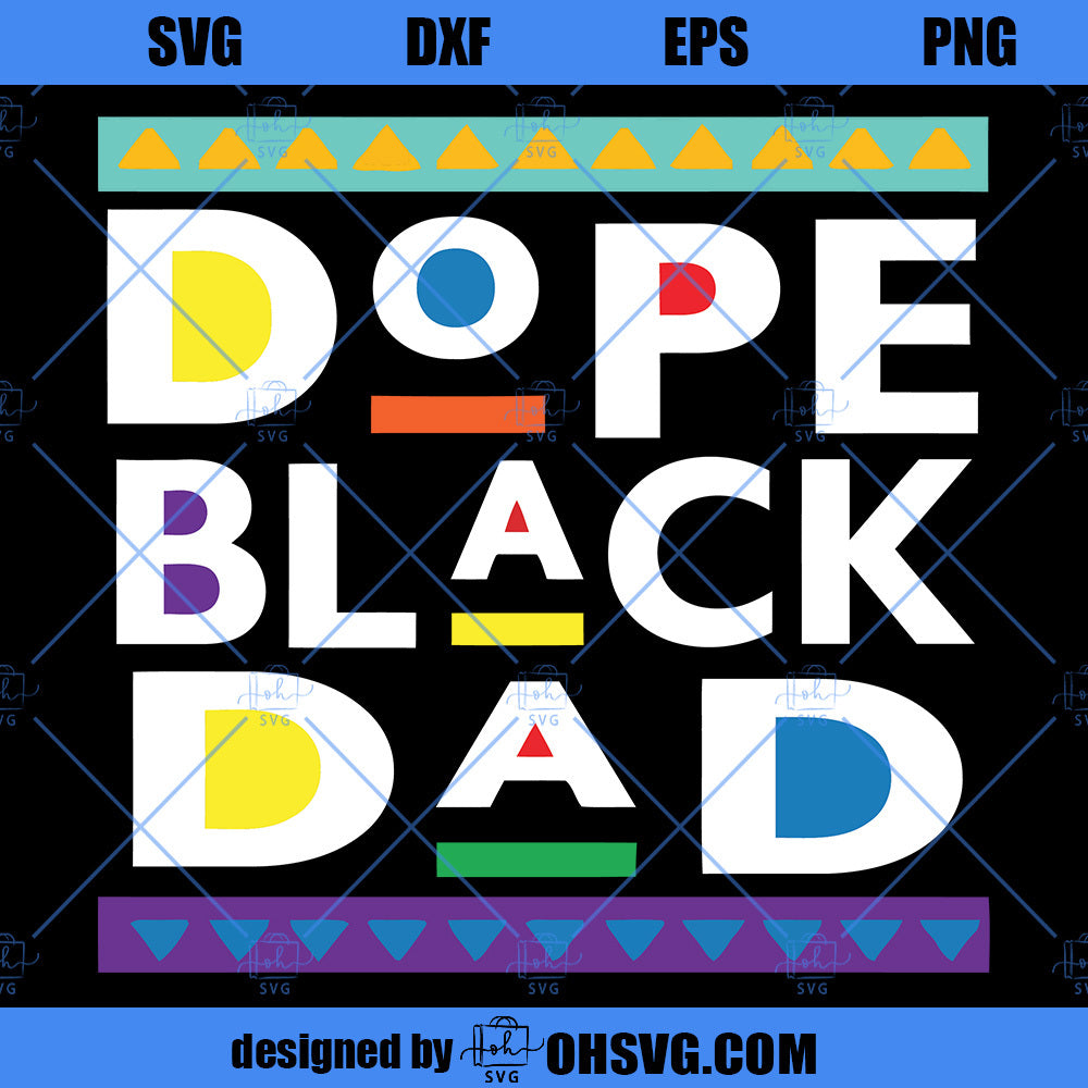 Dope Black Dad Martin Inspired SVG, Dope Black Dad SVG, Black Dad SVG
