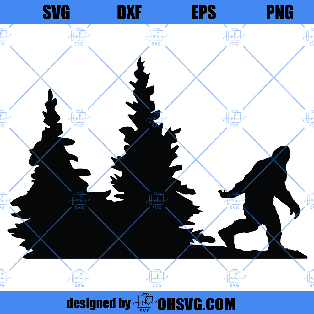 Bigfoot Windshield SVG, Wrangler Big Foot SVG, Sasquatch SVG