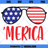 Merica SVG, 4th of July SVG, Patriotic SVG Files For Cricut And Silhouette, Independence Day SVG