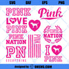 Love Pink SVG, Love Pink SVG Bundle, Love Pink Clip Art Bundle Love Pink Dog SVG