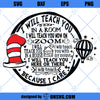 Dr Seuss Teacher SVG, I Will Teach You on Zoom Because I Care SVG, Digital File